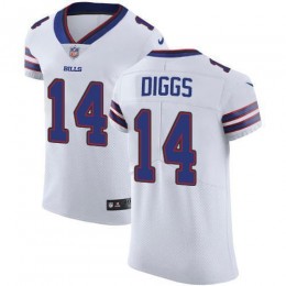 Bills #14 Stefon Diggs White Men's Stitched NFL New Elite Jersey