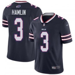 Bills #3 Damar Hamlin Navy Men's Stitched NFL Limited Inverted Legend Jersey