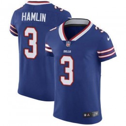 Bills #3 Damar Hamlin Royal Blue Team Color Men's Stitched NFL Vapor Untouchable Elite Jersey