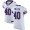 Bills #40 Von Miller White Men's Stitched NFL Vapor Untouchable Elite Jersey