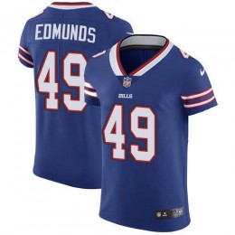 Bills #49 Tremaine Edmunds Royal Blue Team Color Men's Stitched NFL Vapor Untouchable Elite Jersey