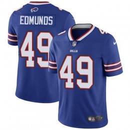 Bills #49 Tremaine Edmunds Royal Blue Team Color Men's Stitched NFL Vapor Untouchable Limited Jersey