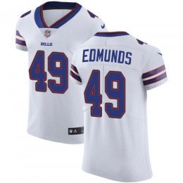 Bills #49 Tremaine Edmunds White Men's Stitched NFL Vapor Untouchable Elite Jersey