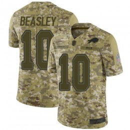 Buffalo Bills #10 Cole Beasley Camo Men's Stitched NFL Limited 2018 Salute To Service Jersey