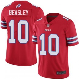 Buffalo Bills #10 Cole Beasley Red Men's Stitched NFL Limited Rush Jersey