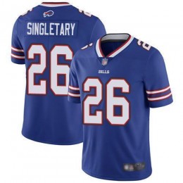 Buffalo Bills #26 Devin Singletary Royal Blue Team Color Men's Stitched NFL Vapor Untouchable Limited Jersey