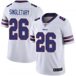 Buffalo Bills #26 Devin Singletary White Men's Stitched NFL Vapor Untouchable Limited Jersey