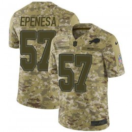 Buffalo Bills #57 A.J. Epenesas Camo Men's Stitched NFL Limited 2018 Salute To Service Jersey