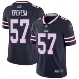 Buffalo Bills #57 A.J. Epenesas Navy Men's Stitched NFL Limited Inverted Legend Jersey
