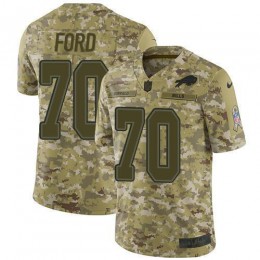 Buffalo Bills #70 Cody Ford Camo Men's Stitched NFL Limited 2018 Salute To Service Jersey