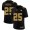 Carolina Panthers #25 Xavier Woods Men's Leopard Print Fashion Vapor Limited NFL Jersey Black