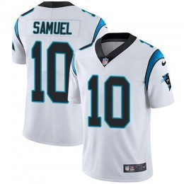 Carolina Panthers #10 Curtis Samuel White Men's Stitched NFL Vapor Untouchable Limited Jersey