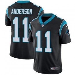 Carolina Panthers #11 Robby Anderson Black Team Color Men's Stitched NFL Vapor Untouchable Limited Jersey