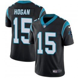 Carolina Panthers #15 Chris Hogan Black Team Color Men's Stitched NFL Vapor Untouchable Limited Jersey