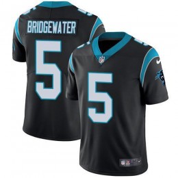Carolina Panthers #5 Teddy Bridgewater Black Team Color Men's Stitched NFL Vapor Untouchable Limited Jersey