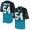 Carolina Panthers #54 Shaq Thompson Black/Blue Men's Stitched NFL Elite Fadeaway Fashion Jersey