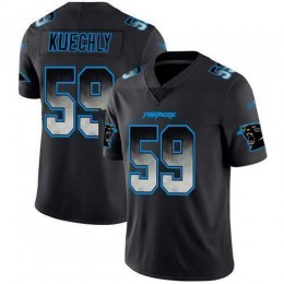 Carolina Panthers #59 Luke Kuechly Black Men's Stitched NFL Vapor Untouchable Limited Smoke Fashion Jersey