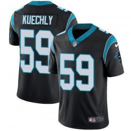 Carolina Panthers #59 Luke Kuechly Black Team Color Men's Stitched NFL Vapor Untouchable Limited Jersey
