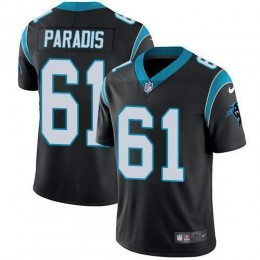 Carolina Panthers #61 Matt Paradis Black Team Color Men's Stitched NFL Vapor Untouchable Limited Jersey