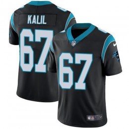 Carolina Panthers #67 Ryan Kalil Black Team Color Men's Stitched NFL Vapor Untouchable Limited Jersey