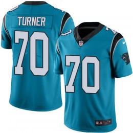 Carolina Panthers #70 Trai Turner Blue Alternate Men's Stitched NFL Vapor Untouchable Limited Jersey