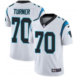 Carolina Panthers #70 Trai Turner White Men's Stitched NFL Vapor Untouchable Limited Jersey