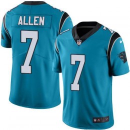 Carolina Panthers #7 Kyle Allen Blue Alternate Men's Stitched NFL Vapor Untouchable Limited Jersey