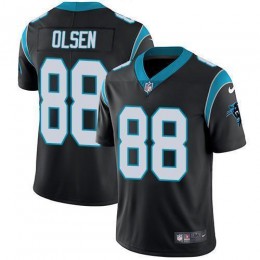 Carolina Panthers #88 Greg Olsen Black Team Color Men's Stitched NFL Vapor Untouchable Limited Jersey