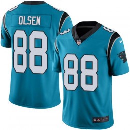 Carolina Panthers #88 Greg Olsen Blue Alternate Men's Stitched NFL Vapor Untouchable Limited Jersey