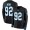 Carolina Panthers #92 Zach Kerr Black Team Color Men's Stitched NFL Limited Therma Long Sleeve Jersey