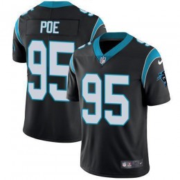 Carolina Panthers #95 Dontari Poe Black Team Color Men's Stitched NFL Vapor Untouchable Limited Jersey