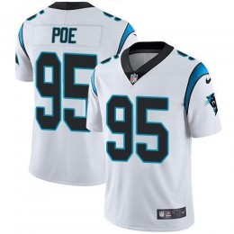 Carolina Panthers #95 Dontari Poe White Men's Stitched NFL Vapor Untouchable Limited Jersey