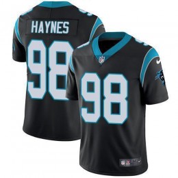 Carolina Panthers #98 Marquis Haynes Black Team Color Men's Stitched NFL Vapor Untouchable Limited Jersey