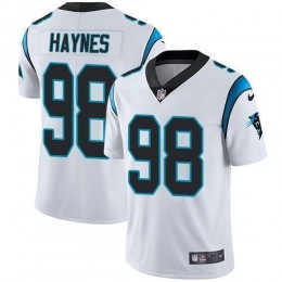 Carolina Panthers #98 Marquis Haynes White Men's Stitched NFL Vapor Untouchable Limited Jersey