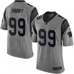 Carolina Panthers #99 Kawann Short Gray Men's Stitched NFL Limited Gridiron Gray Jersey