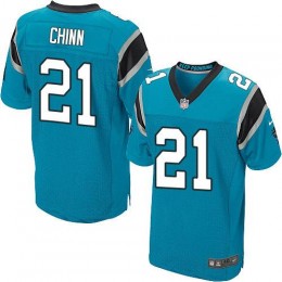 Panthers #21 Jeremy Chinn Blue Alternate Men's Stitched NFL New Elite Jersey