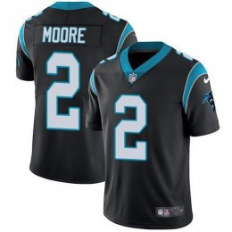 Panthers #2 DJ Moore Black Team Color Men's Stitched NFL Vapor Untouchable Limited Jersey