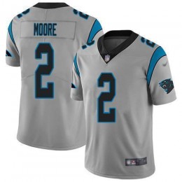 Panthers #2 DJ Moore Silver Men's Stitched NFL Limited Inverted Legend Jersey