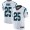 Panthers #25 Xavier Woods White Men's Stitched NFL Vapor Untouchable Limited Jersey