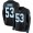 Panthers #53 Brian Burns Black Team Color Men's Stitched NFL Limited Therma Long Sleeve Jersey