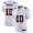 Chicago Chicago Bears #10 Mitchell Trubisky White Men's Team Logo Dual Overlap Limited NFL Jersey