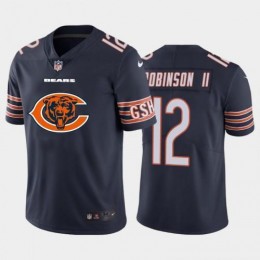 Chicago Chicago Bears #12 Allen Robinson Navy Blue Men's Big Team Logo Vapor Limited NFL Jersey