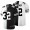 Chicago Chicago Bears #32 David Montgomery Men's Black V White Peace Split Vapor Untouchable Limited NFL Jersey