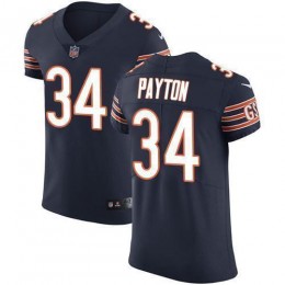 Bears #34 Walter Payton Navy Blue Team Color Men's Stitched NFL Vapor Untouchable Elite Jersey