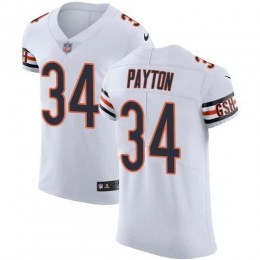 Bears #34 Walter Payton White Men's Stitched NFL Vapor Untouchable Elite Jersey