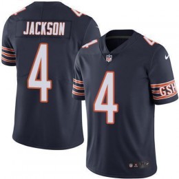 Bears #4 Eddie Jackson Navy Blue Team Color Men's Stitched NFL Vapor Untouchable Limited Jersey