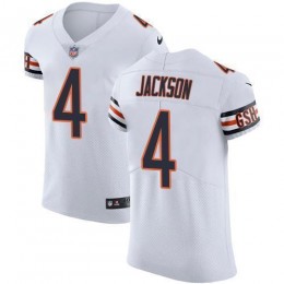 Bears #4 Eddie Jackson White Men's Stitched NFL Vapor Untouchable Elite Jersey