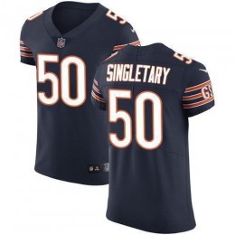 Bears #50 Mike Singletary Navy Blue Team Color Men's Stitched NFL Vapor Untouchable Elite Jersey