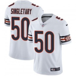Bears #50 Mike Singletary White Men's Stitched NFL Vapor Untouchable Limited Jersey