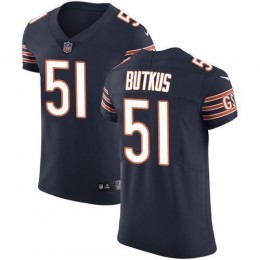 Bears #51 Dick Butkus Navy Blue Team Color Men's Stitched NFL Vapor Untouchable Elite Jersey